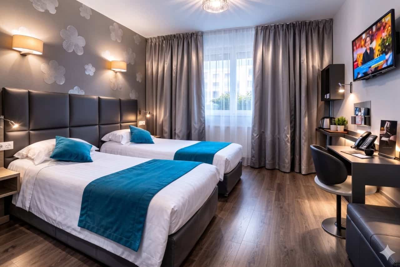 Hôtel d'Orléans Twin Duo Room